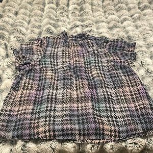 Sheer top from Torrid. Beautiful colors.